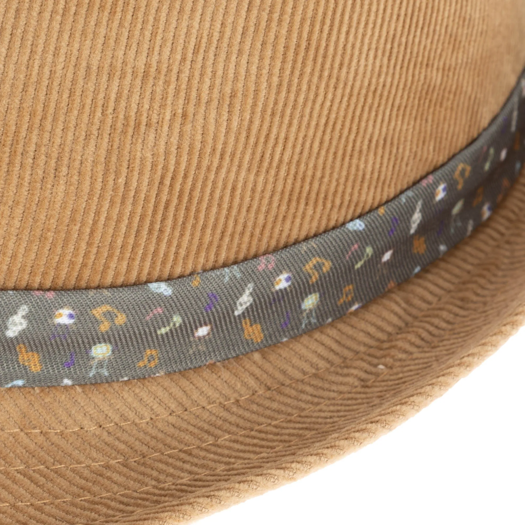 Stingy Brim Corduroy Fedora