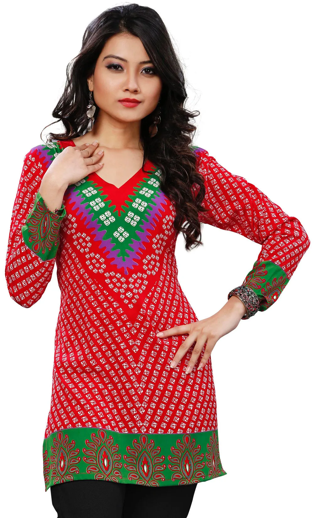 Stylish Red Tunic Tops for Women – Trendy Indian Ethnic Wear