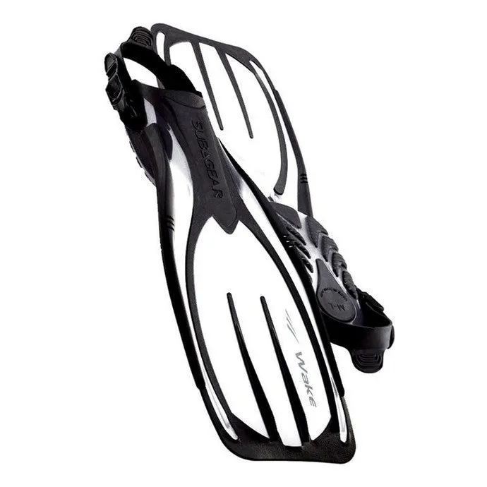 SubGear Wake Adjustable Open Heel Dive Fins