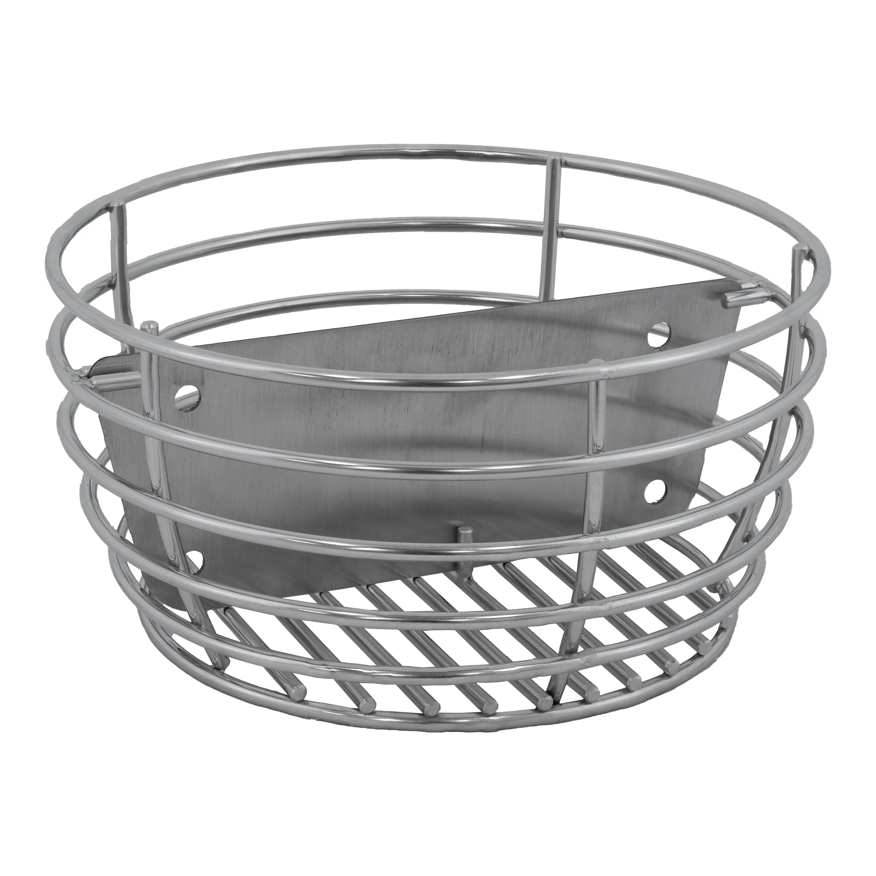 Sunnydaze Kamado Grill Basket with Divider for Kamado Charcoal Grills