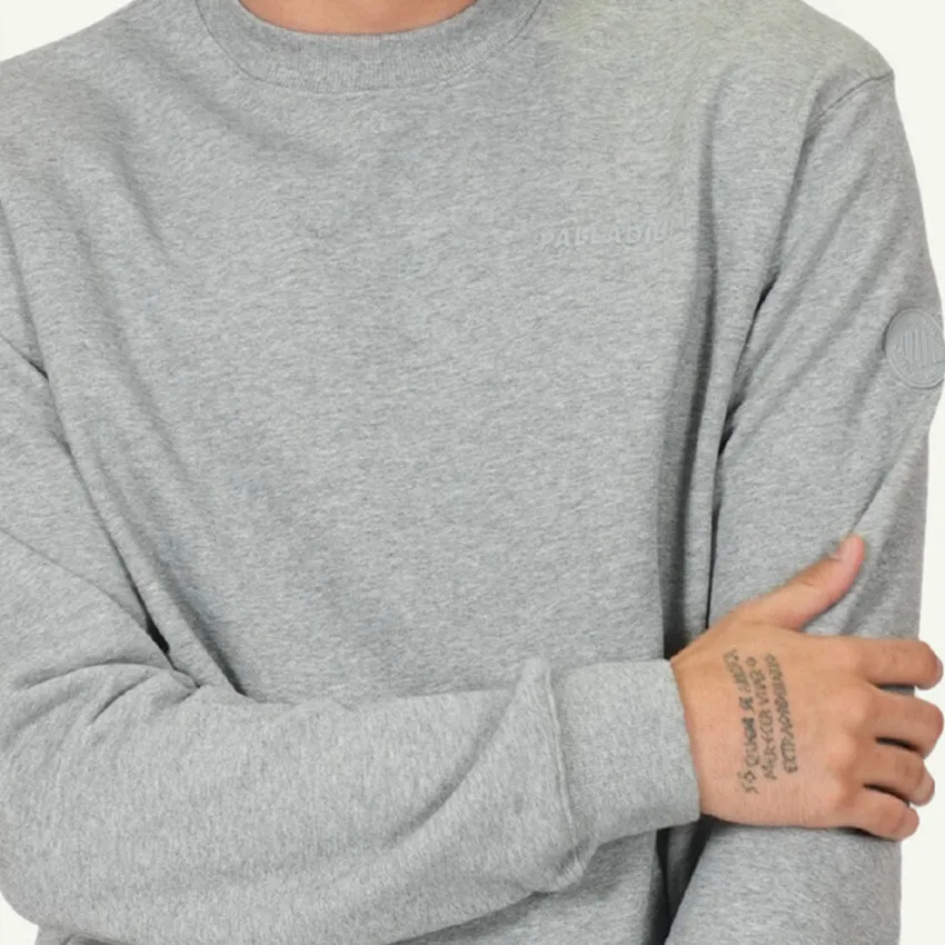 SWEAT SHIRT LOGO MEN'S SWEATSHIRT - HEATHER GREY