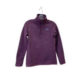 Sweatshirt Collar By Patagonia In Maroon, Size:Xs