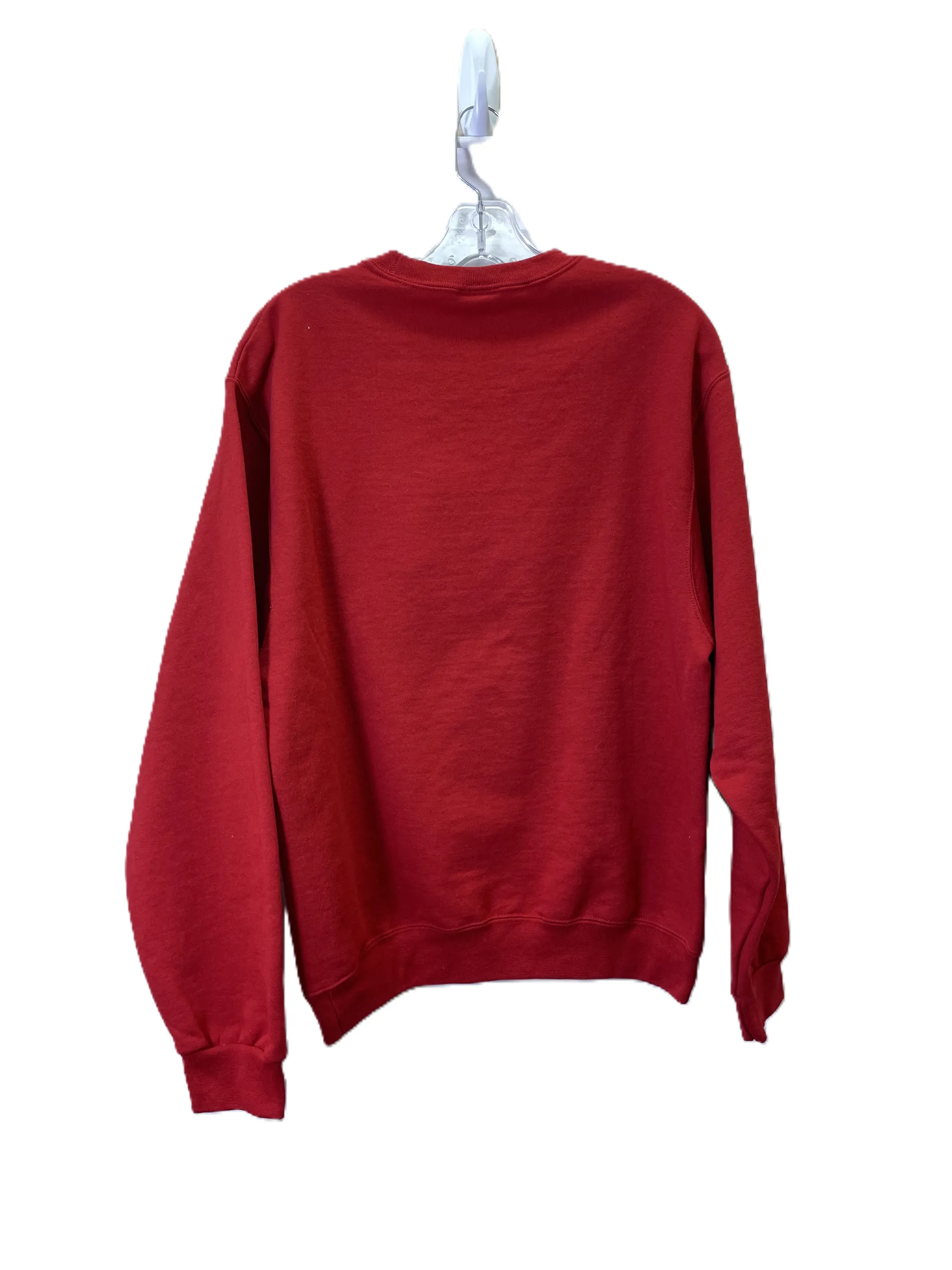 Sweatshirt Crewneck By Jerzees In Red, Size: M