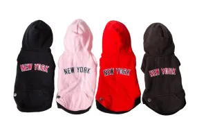 Sweatshirt Hoodie - NYC Dog Hoodie - Dog Sweatshirt - 4 Color Options