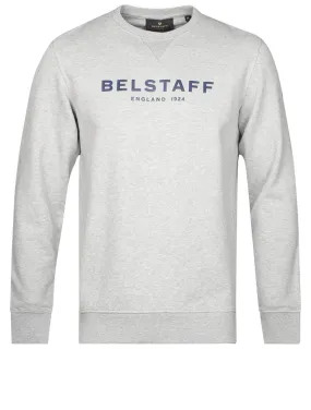 Sweatshirt With Logo Grey Melange