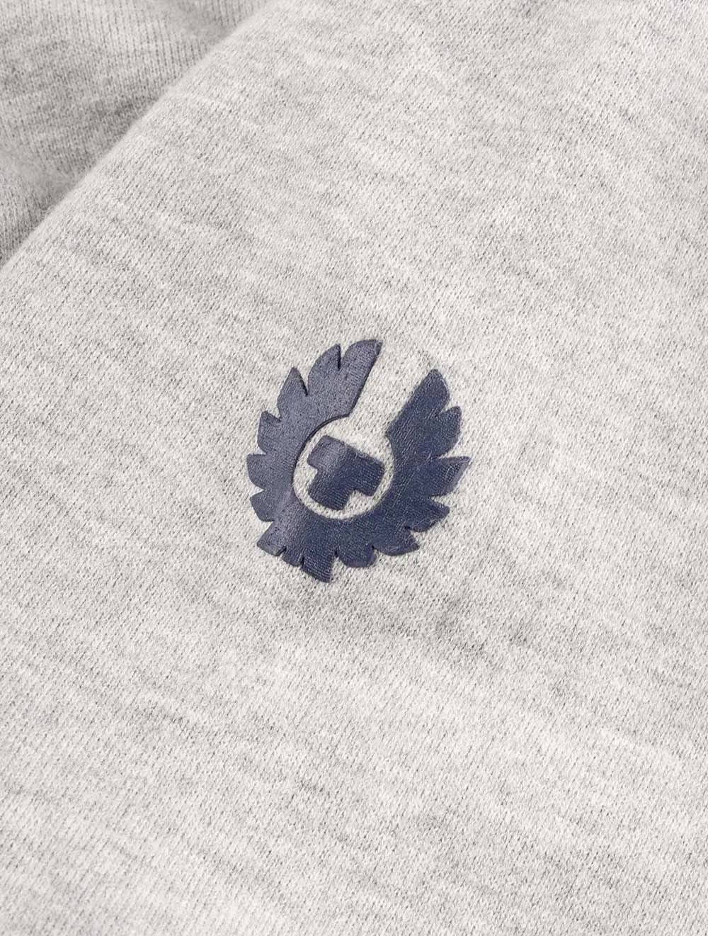 Sweatshirt With Logo Grey Melange