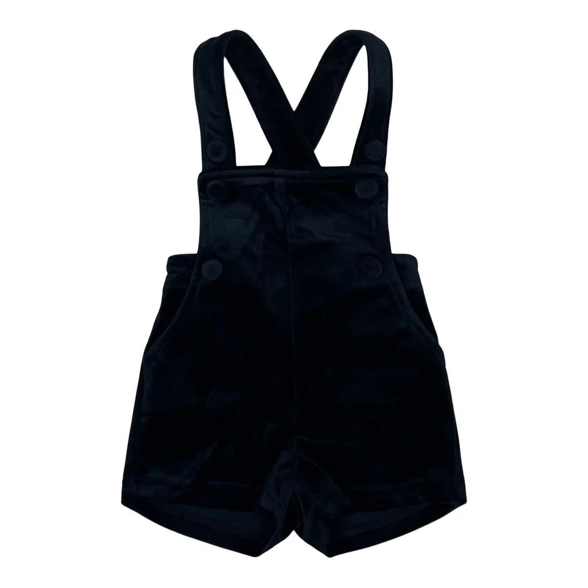 Teela Black Velvet Overall