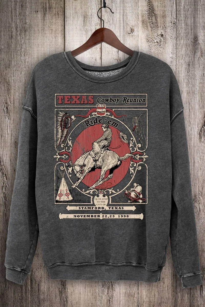 Texas Cowboy Reunion Sweatshirt