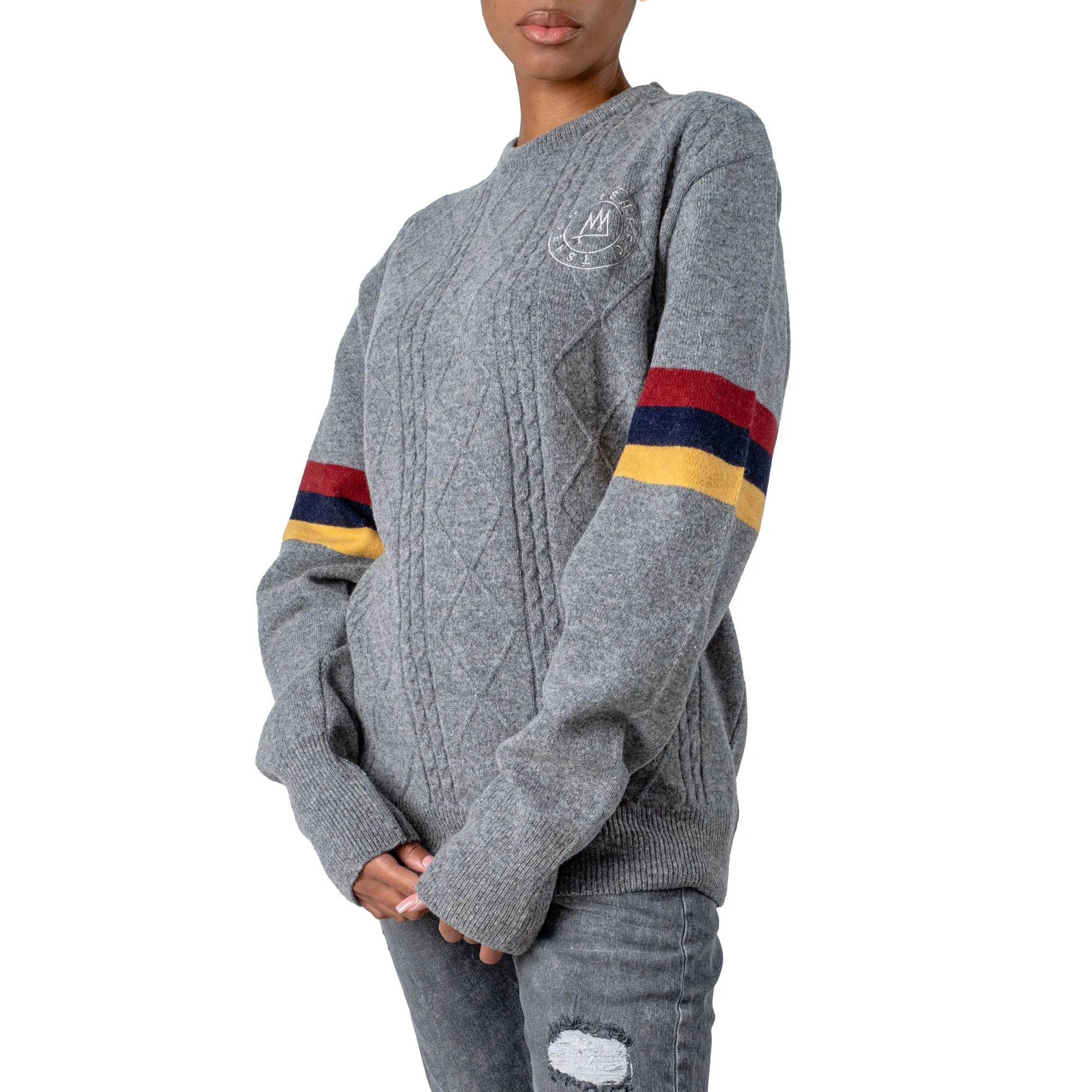 TSHEPO LAMBS WOOL JERSEY, GREY