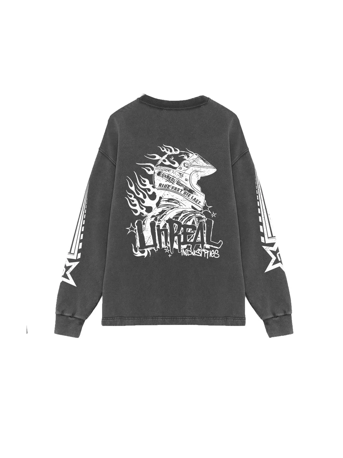 UNREAL RACING Crewneck Washed