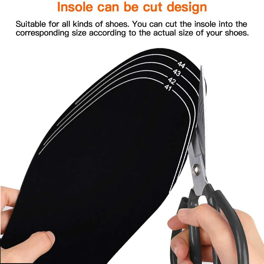 USB Heated Shoe Insoles (can be cut to fit) Winter Warm Heating Insoles for Boots & Sneakers