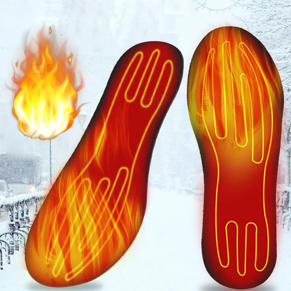 USB Heated Shoe Insoles (can be cut to fit) Winter Warm Heating Insoles for Boots & Sneakers