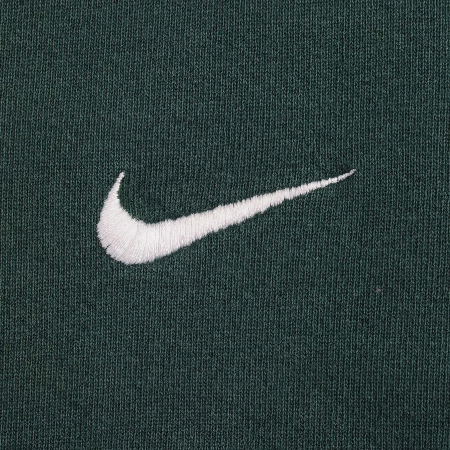 VINTAGE NIKE CLASSIC SWOOSH PINE GREEN SWEATSHIRT 1990S SIZE LARGE MADE IN USA