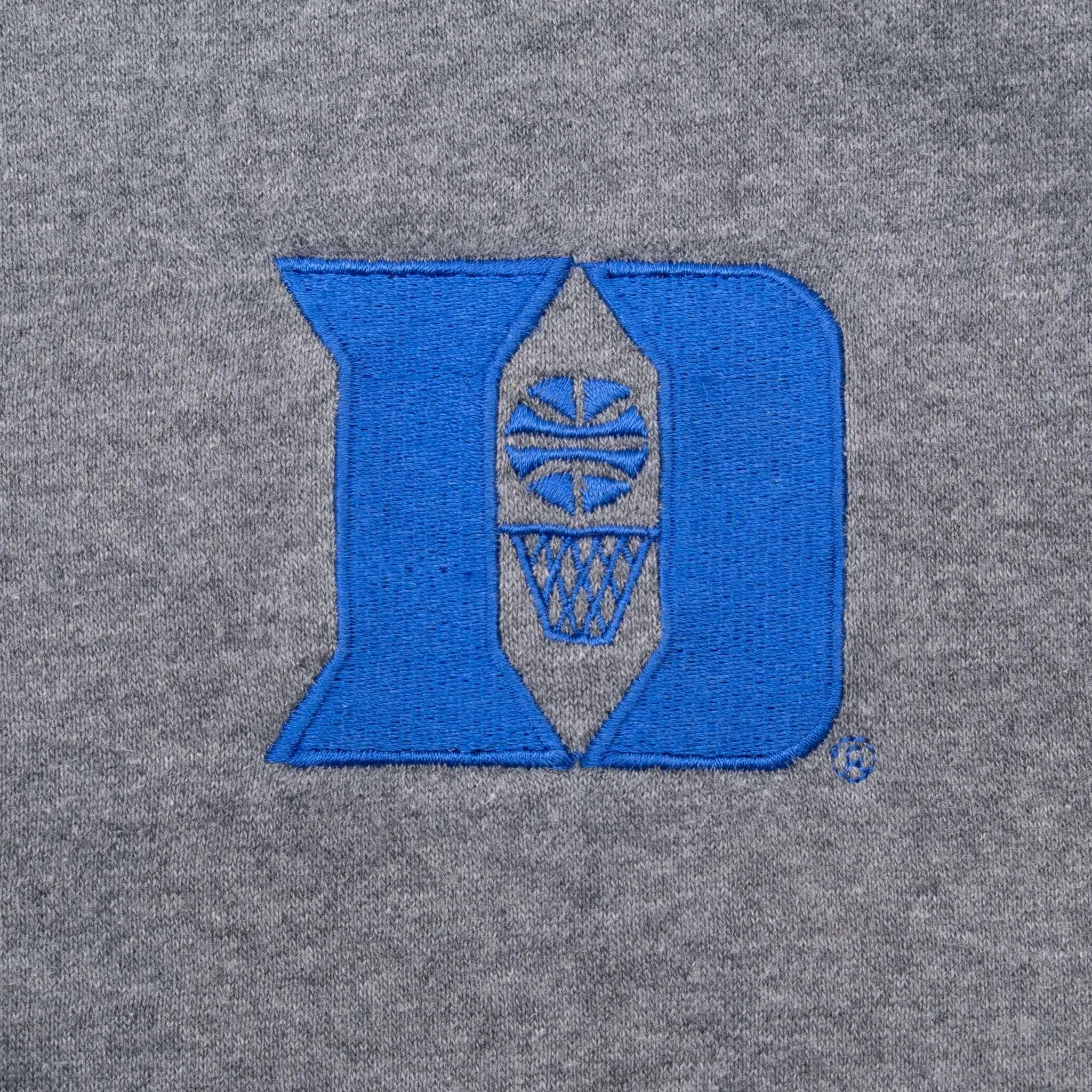 VINTAGE NIKE DUKE UNIVERSITY GREY HOODIE SWEATSHIRT 2000S LARGE