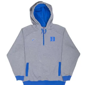 VINTAGE NIKE DUKE UNIVERSITY GREY HOODIE SWEATSHIRT 2000S LARGE