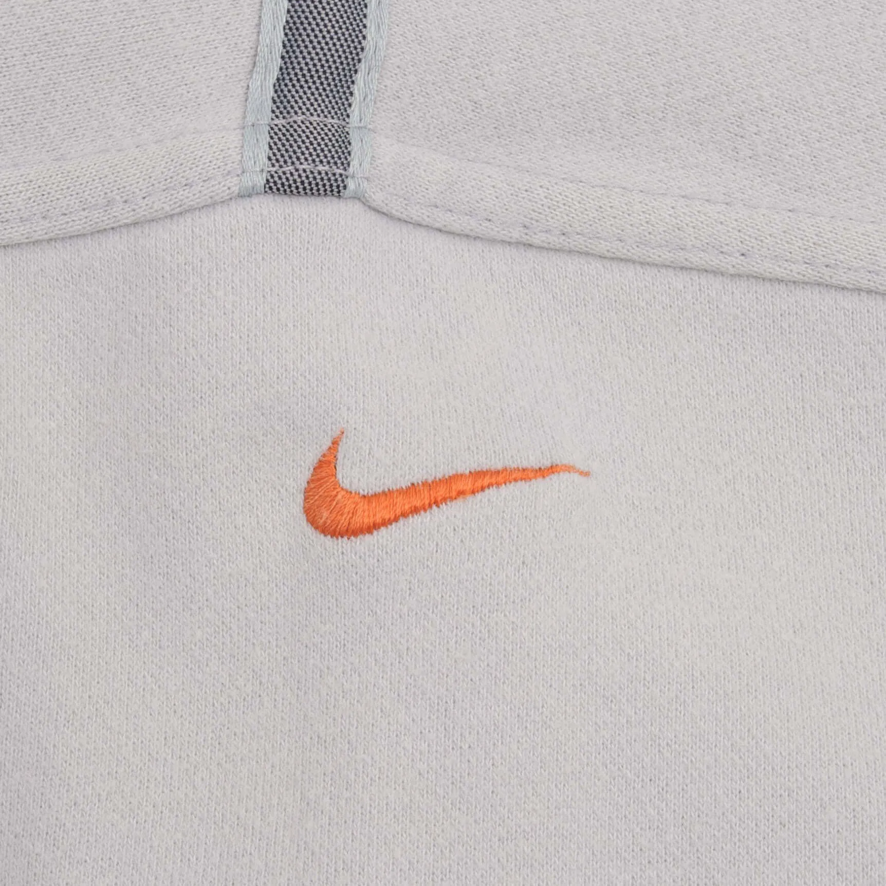 VINTAGE NIKE SWOOSH EMBROIDERED GRAY SWEATSHIRT 1990S SIZE 2XL