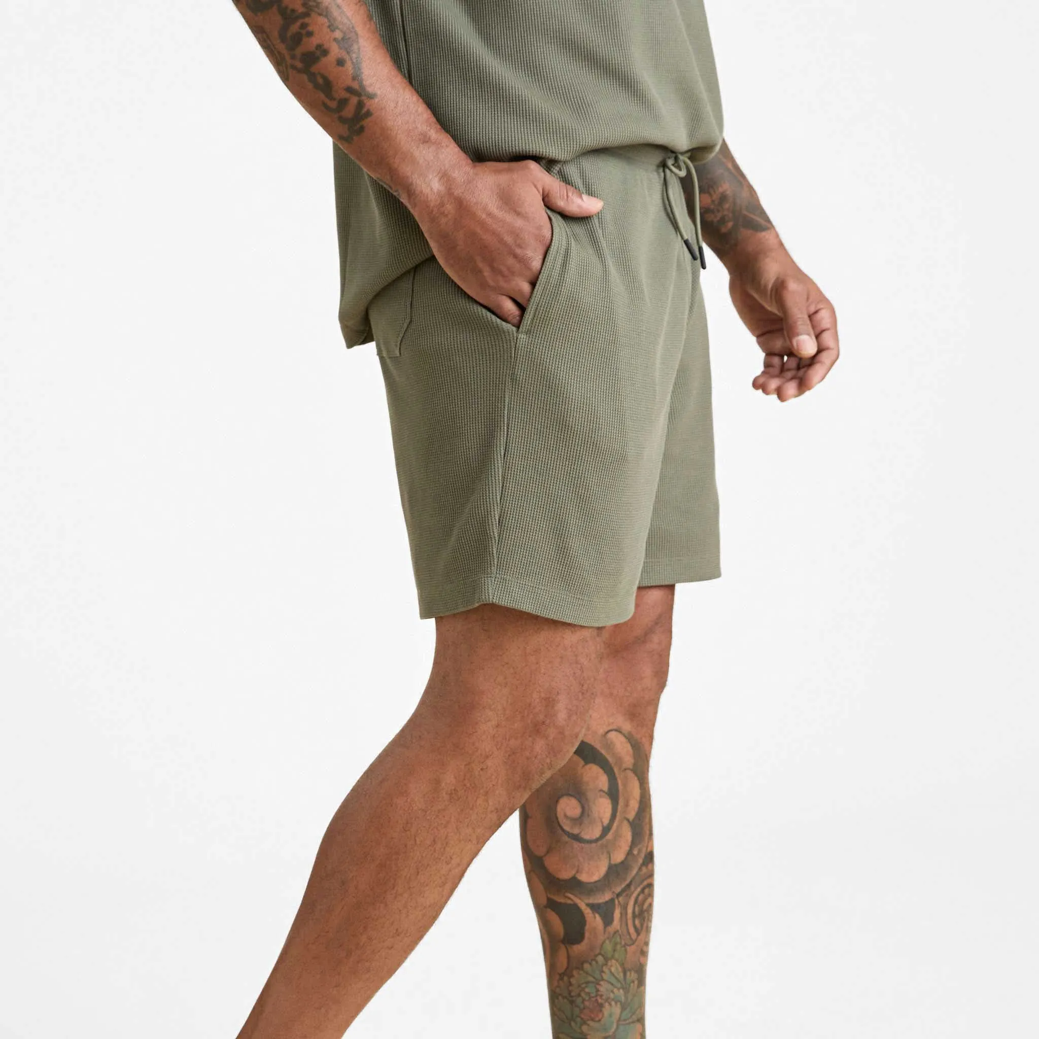 Waffle Short | Olive