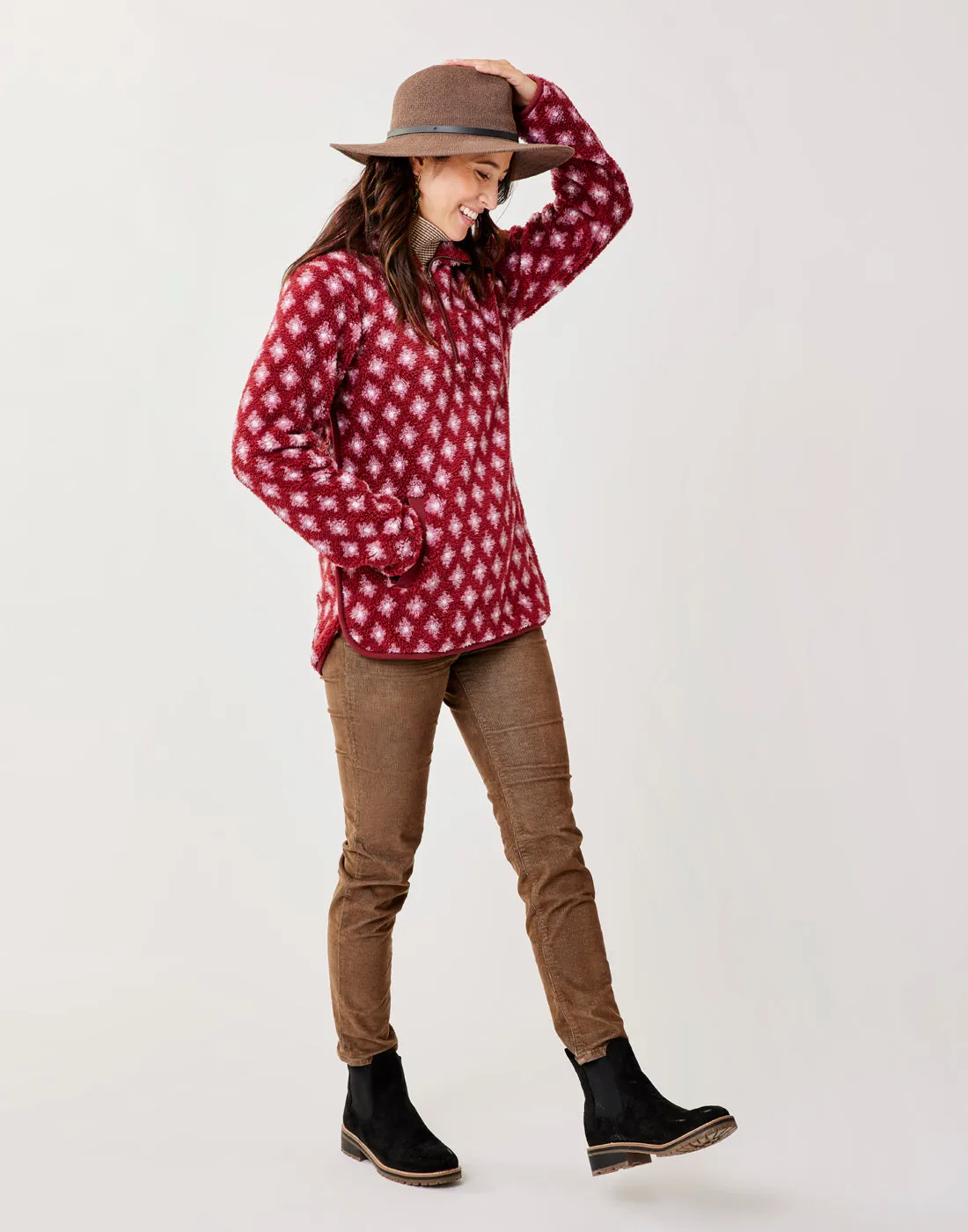 Westport Tunic: Brick Geo