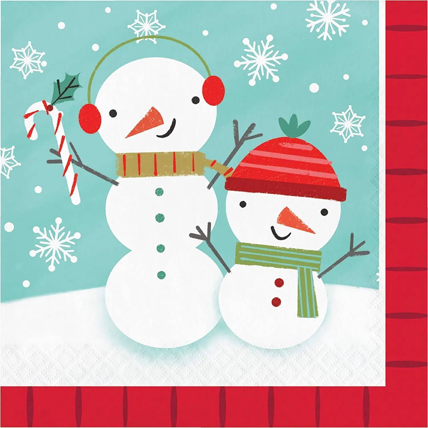 Winter Snowman Luncheon Napkins 16ct