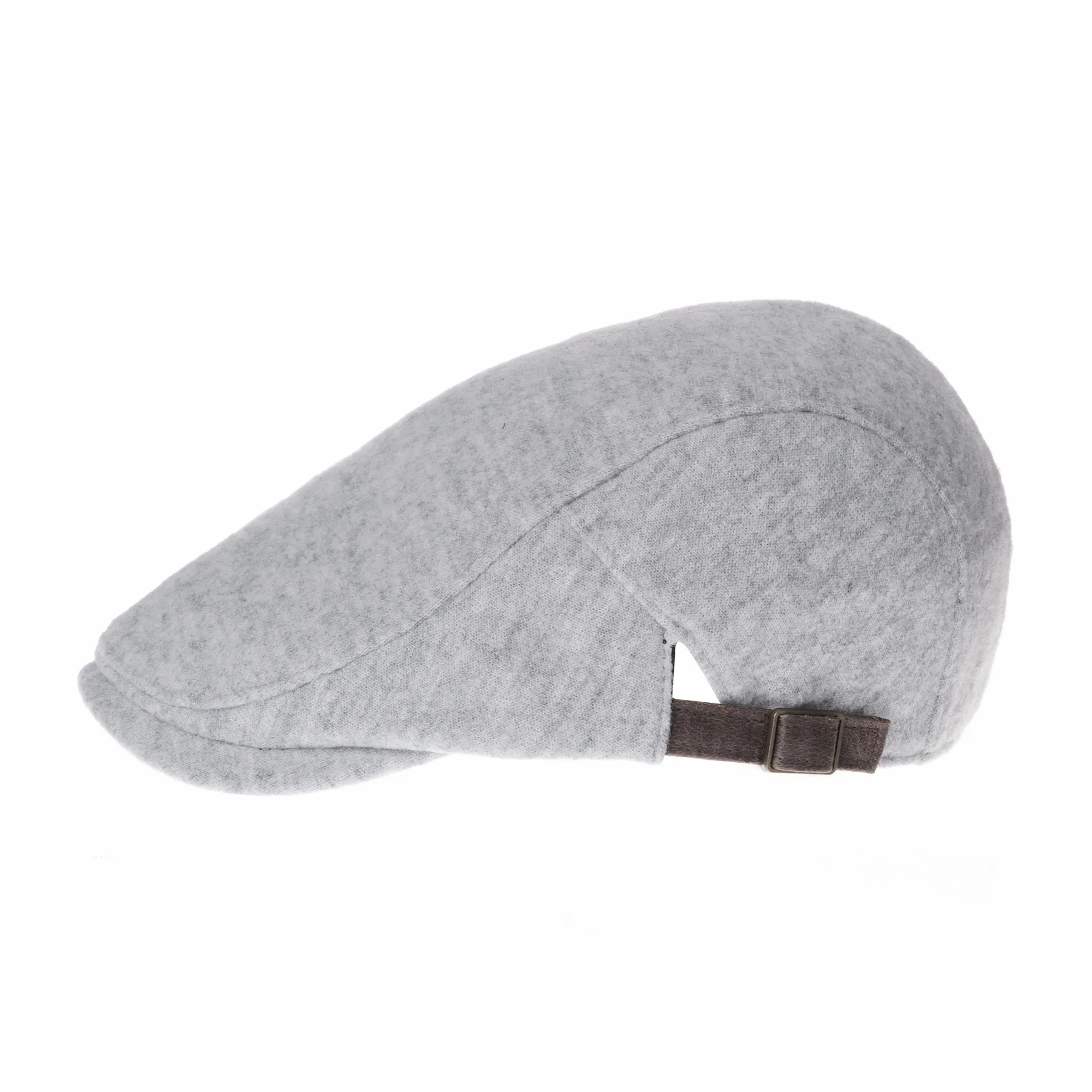 Wool Soft Melange Simple Newsboy Hat Flat Cap SL3126