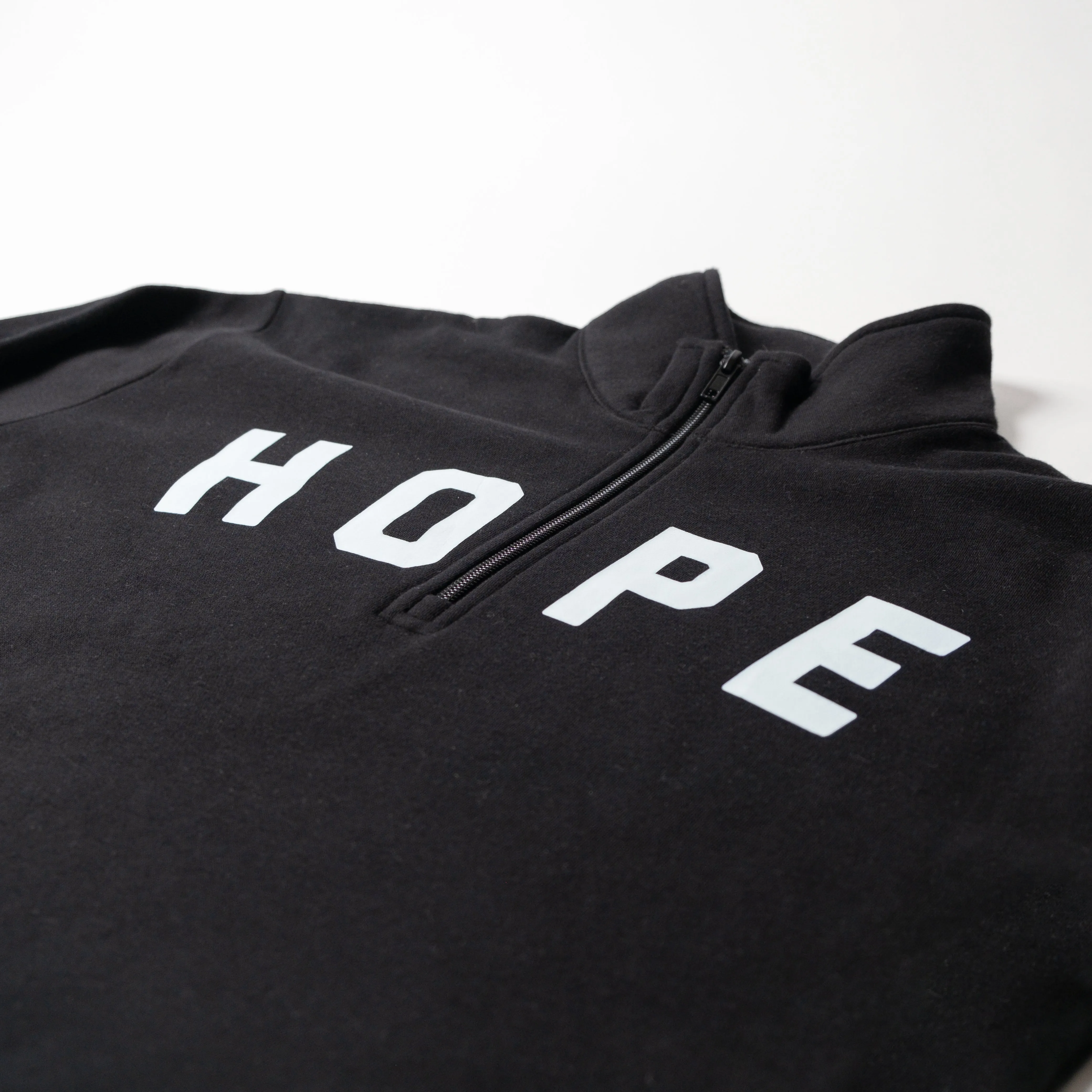 Youth Black Hope Quarter Zip Sweatshirt