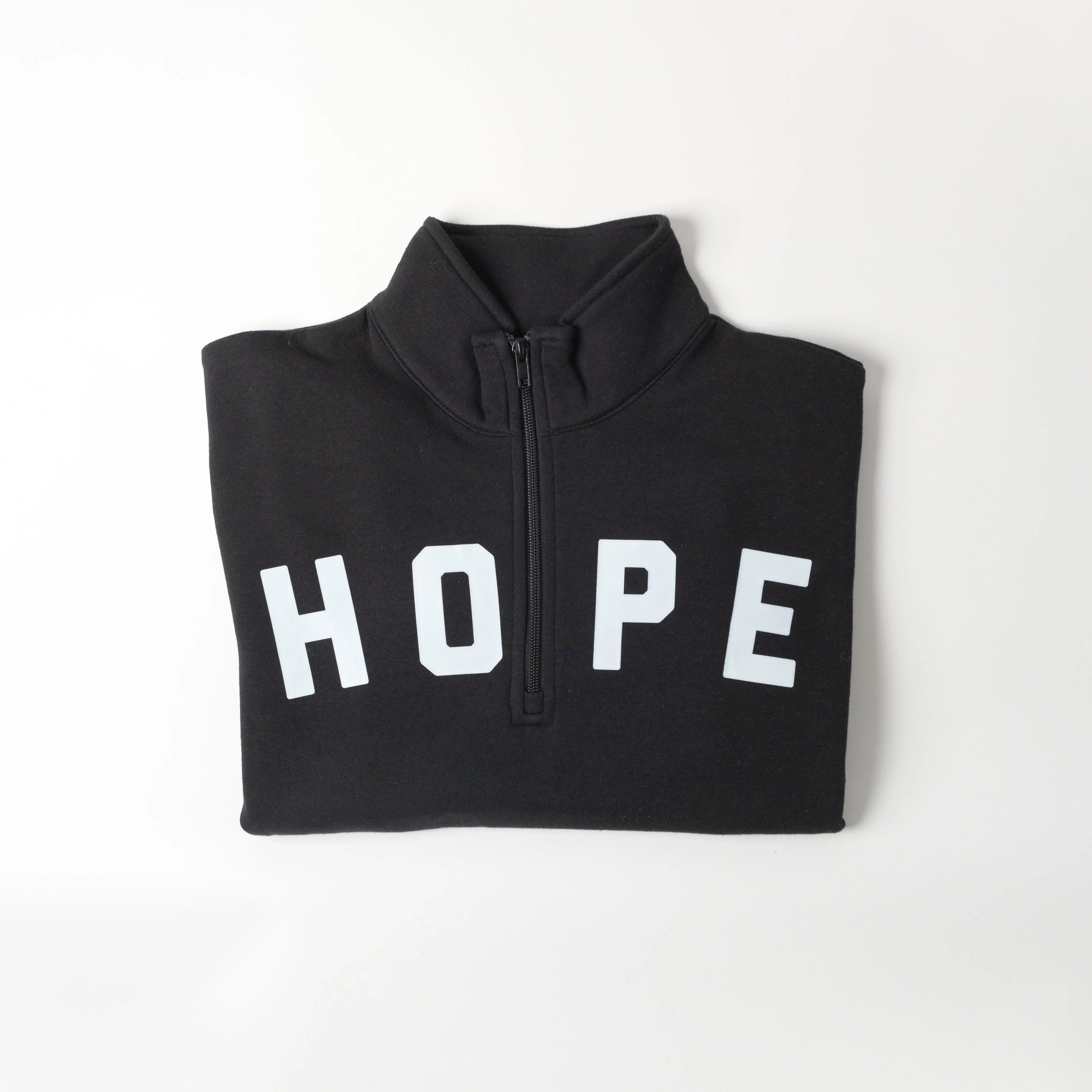 Youth Black Hope Quarter Zip Sweatshirt